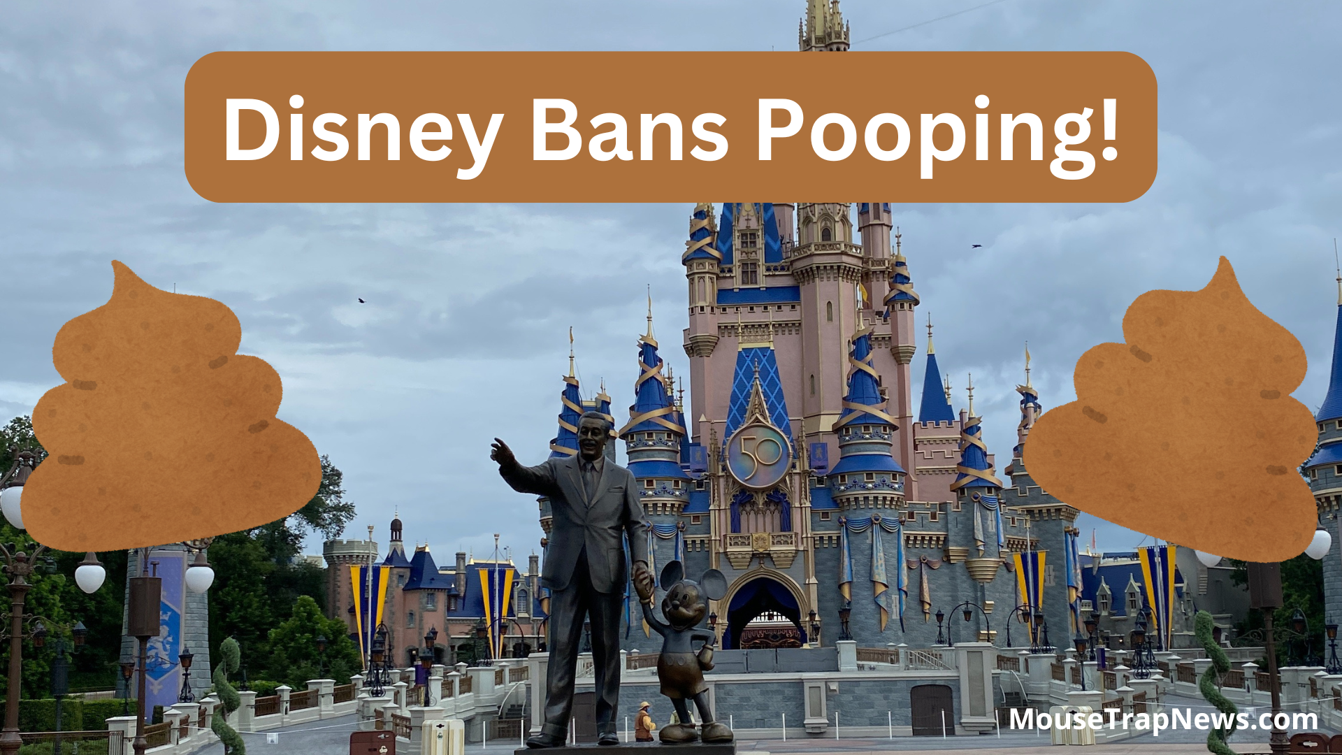 Disney World Bans Pooping Inside Their Lines | Mouse Trap News
